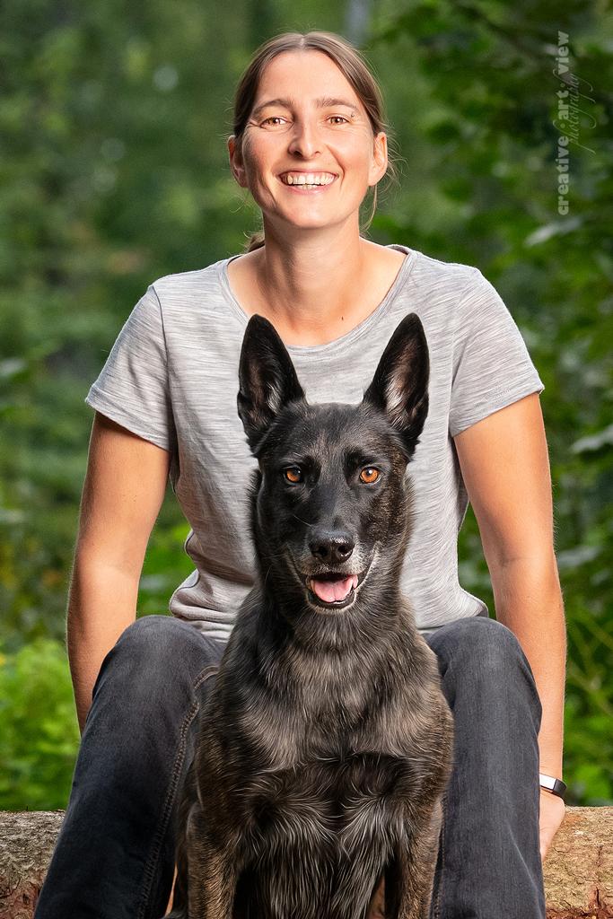 Hundetrainerin Petra Hagedorn bewusst.hund